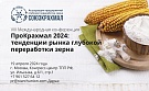 VIII международная конференция “ПроКрахмал 2024: тенденции рынка глубокой переработки зерна”. 